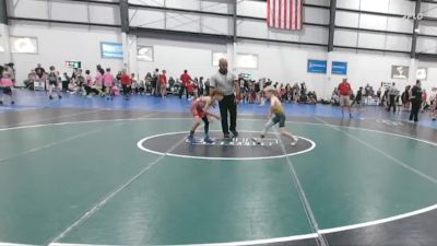 55 lbs Round 5 (6 Team) - Archer Bowman, BELIEVE TO ACHEIVE vs Ryker Polk, GREAT BRIDGE WRESTLING CLUB