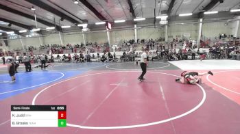 90 lbs Semifinal - Kingston Judd, Grindhouse WC vs Brentley Brooks, Team Grand Valley Elite