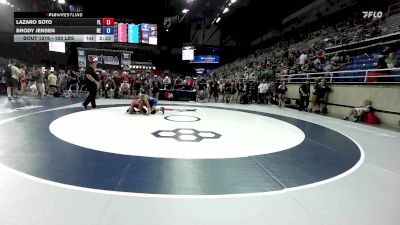 120 lbs Champ. Rd Of 64 - Lazaro Soto, FL vs Brody Jensen, NE