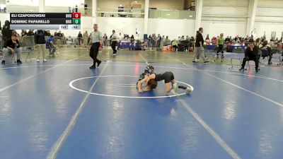52 lbs Consolation - Eli Czaporowski, Bristol Gladiators vs Dominic Paparello, Bristol Gladiators
