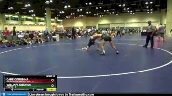 126 lbs Round 6 (8 Team) - William Zaborski, Foxfire vs Cade Odrobina, Michigan Gold Pitbulls AS