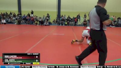 120 lbs Cons. Semi - Ivel Smith, Askren Wrestling Academy vs Reid Carter, Flat Earth Wrestling Club