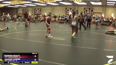 86 lbs Round 5 (6 Team) - Madison Healey, MGW- Bangster Berry vs Madison Carder, MGW- Swirly Pop