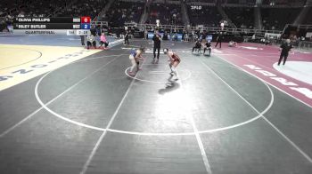 126 lbs Quarterfinal - Riley Butler, West Genesee vs Olivia Phillips, Orchard Park