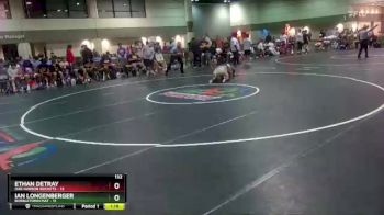 132 lbs Round 4 (16 Team) - Ian Longenberger, Bubbletown Mat vs Ethan Detray, Oak Harbor Rockets