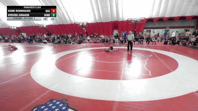 8U True Beginner - 55-56.8 Champ. Round 1 - Kane Rodriguez, Wisconsin vs Steven Junakin, Monona Grove/McFarland Wrestling Club