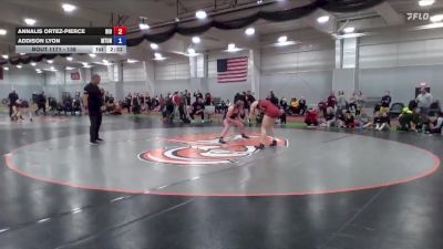 138 lbs Quarterfinal - Annalis Ortez-Pierce, Rio Grande vs Addison Lyon, Mount Union