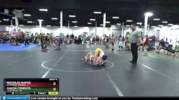 100 lbs Round 2 (8 Team) - Mason Comegys, Team Smash vs Nicholas Raptis, U2 Upstate Uprising