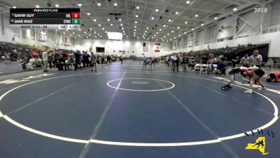 99 lbs 5th Place Match - Gavin Guy, Club Not Listed vs Jake Ruiz, Carmel Youth Wrestling Club