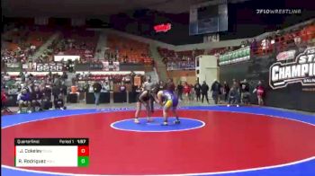 155 lbs Quarterfinal - Jewella Cokeley, Douglass vs Rian Rodriguez, Holcomb