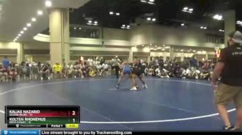 138 lbs Round 7 (10 Team) - Kalias Nazario, Golden Bears vs Kolten Rhonemus, Delta Eagles