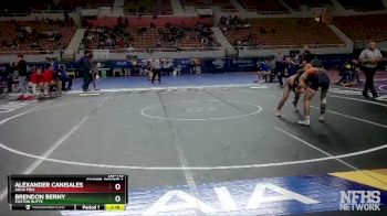 D3-113 lbs Champ. Round 1 - Brendon Berny, Poston Butte vs Alexander Canisales, Agua Fria