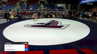 170 lbs Rnd Of 64 - Alana Thelin, MO vs June Highburger, OR