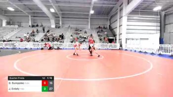 135 lbs Quarterfinal - Dominic Sumpolec, Revival Black vs Jonah Erdely, Young Guns Blue