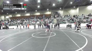 49 lbs Final - Zayde Mozrok, Truckee WC vs Wrenley Reynolds, 208 Badgers