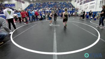 100 lbs Rr Rnd 1 - Kelsie Rains, Tecumseh Youth Wrestling vs Blakely Harak, Hennessey Takedown Club