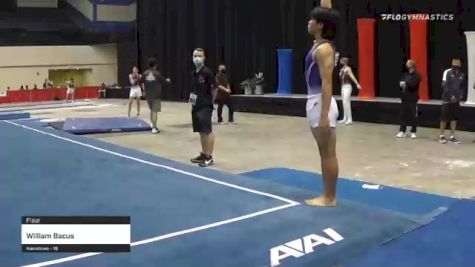 William Bacus - Floor - 2021 USA Gymnastics Development Program National Championships