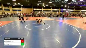 126 lbs Round Of 32 - Malikhi Espiritu, Temecula Valley HS vs Caleb Farrar, Gold Rush Wr Ac