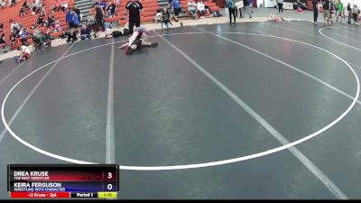 118 lbs Semifinal - Drea Kruse, The Best Wrestler vs Keira Ferguson, Wrestling With Character