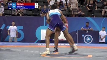 48 kg 1/8 Final - Nikolaos Zinisa, Greece vs Aditya Jadhav, India