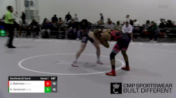 152 lbs Semifinals (8 Team) - Jaydon Robinson, Team Thunder vs Kael Voinovich, POWA
