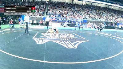 D1-132 lbs 1st Place Match - Wyatt Lees, Detroit Catholic Central vs Eben Abdo, Grand Ledge