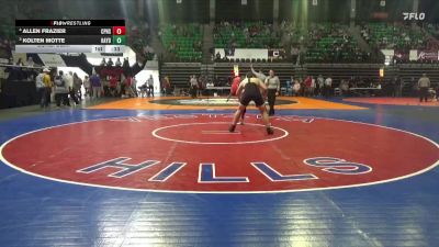 5A 215 lbs Cons. Semi - Allen Frazier, Center Point HS vs Kolten Motte, Hayden