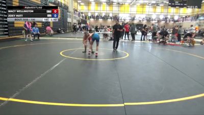 100 lbs Champ. Round 2 - Macy Wellington, Empire Academy vs Zoey Hutt, Moen Wrestling Academy