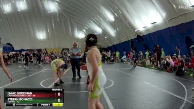 130 lbs Round 5 (6 Team) - Isaac Goodman, Crossroads Wrestling vs Stefan Bonacci, Silo WC