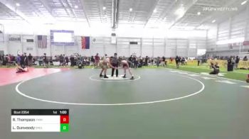 152 lbs Consi Of 16 #2 - Ryan Thompson, Threshold WC vs Lance Dunwoody, Speakeasy