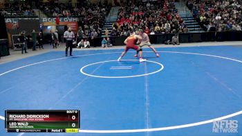 171 lbs 1st Place Match - Leo Wald, Haines High School vs Richard Didrickson, Mt. Edgecumbe High School