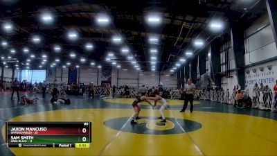 80 lbs Rd# 6- 9:00am Saturday Final Pool - Jaxon Mancuso, Untouchables vs Sam Smith, Iowa Black