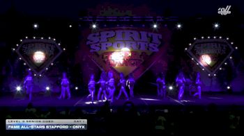 FAME All-Stars Stafford - Onyx [2026 L3 Senior Coed Day 1] 2026 Spirit Sports Myrtle Beach Nationals
