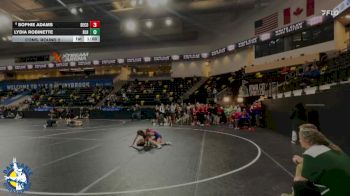 100 lbs Cons. Round 2 - Lydia Robinette, Basehor-Linwood HS vs Sophie Adams, Decorah