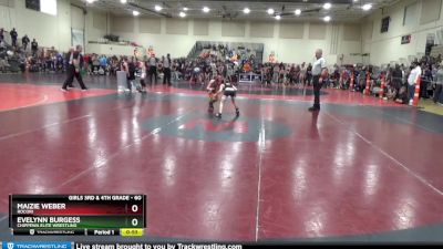 60 lbs Round 1 - Evelynn Burgess, Chippewa Elite Wrestling vs Maizie Weber, ROCORI