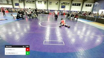 100 lbs Round Of 32 - Zach Emery, Red Roots WC vs Denzel Monteiro, Beat The Streets PVD