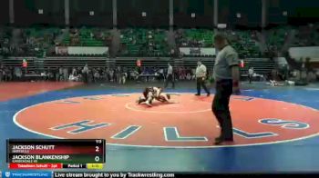 113 lbs Quarterfinal - Jackson Blankenship, Gardendale Hs vs Jackson Schutt, Hartselle