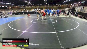195 lbs Champ. Round 3 - Owen Jones, Woodland, Cartersville vs HUNTER JONES, Hewitt-Trussville