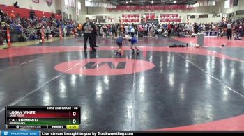 60 lbs Cons. Round 4 - Callen Moritz, Minnewaska vs Logan White, Saint Peter