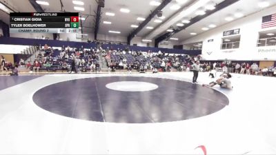 174 lbs Champ. Round 2 - Cristian Gioia, New York University vs Tyler Boelhower, Springfield College