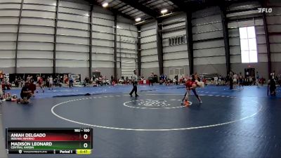 100 lbs Quarterfinal - Madison Leonard, Central Hardin vs Aniah Delgado, Indiana Inferno