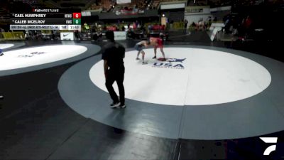 Quarters - Cael Humphrey, High Desert Wrestling Club vs Caleb McElroy, Driller Wrestling Club