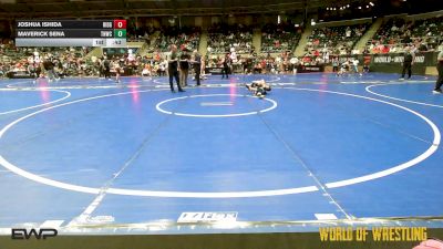 61 lbs Consi Of 8 #2 - Joshua Ishida, Ridge Wc vs Maverick Sena, Top Notch Wrestling Club