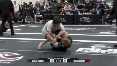 Nicholas Kott vs Matias Jimenez 2026 ADCC West Coast Trials