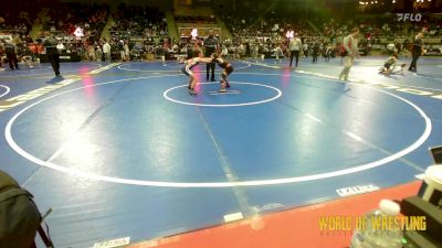 85 lbs Consi Of 8 #2 - Brekyn Boyle, Threestyle Of Oklahoma vs Trinity Beasley, Blackman Wrestling Club