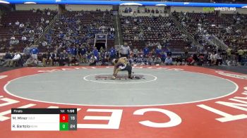 138 lbs Final - Michael Miner, Southern Columbia Area Hs vs Rocco Bartolo, Reynolds Hs