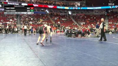 3A-190 lbs Quarterfinal - Trey Feist, North Scott vs Cain Tigges, Urbandale