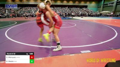 100 lbs Round Of 32 - Diego Marquez, Grant County Elite vs Bennett Walsh, Ascend Wrestling Academy