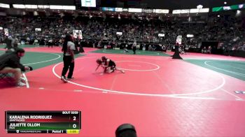 70 lbs Champ. Round 2 - Karalena Rodriguez, Unattached vs Juliette Ollom, FSJ3