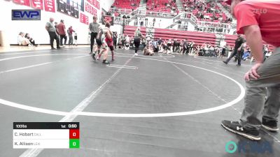 100 lbs Rr Rnd 4 - Connor Hobart, Carl Albert vs Kenneth Allison, Lexington Wrestling Club